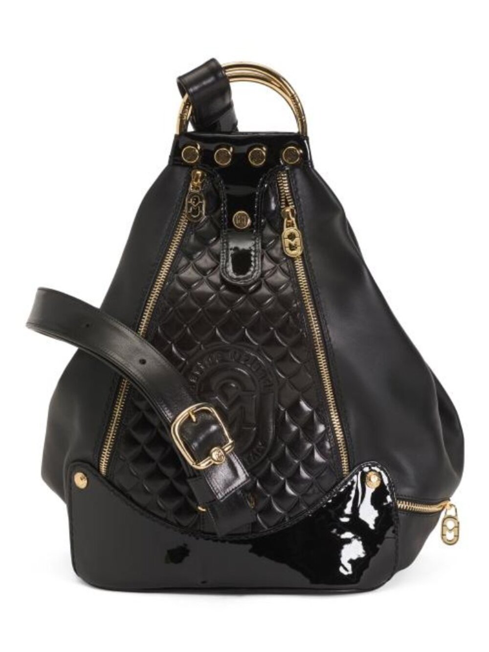 MARINO ORLANDI Made In Italy Leather Smooth Backpack